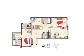 3-ком. кв. 94,3 кв.м., 2/18 эт.